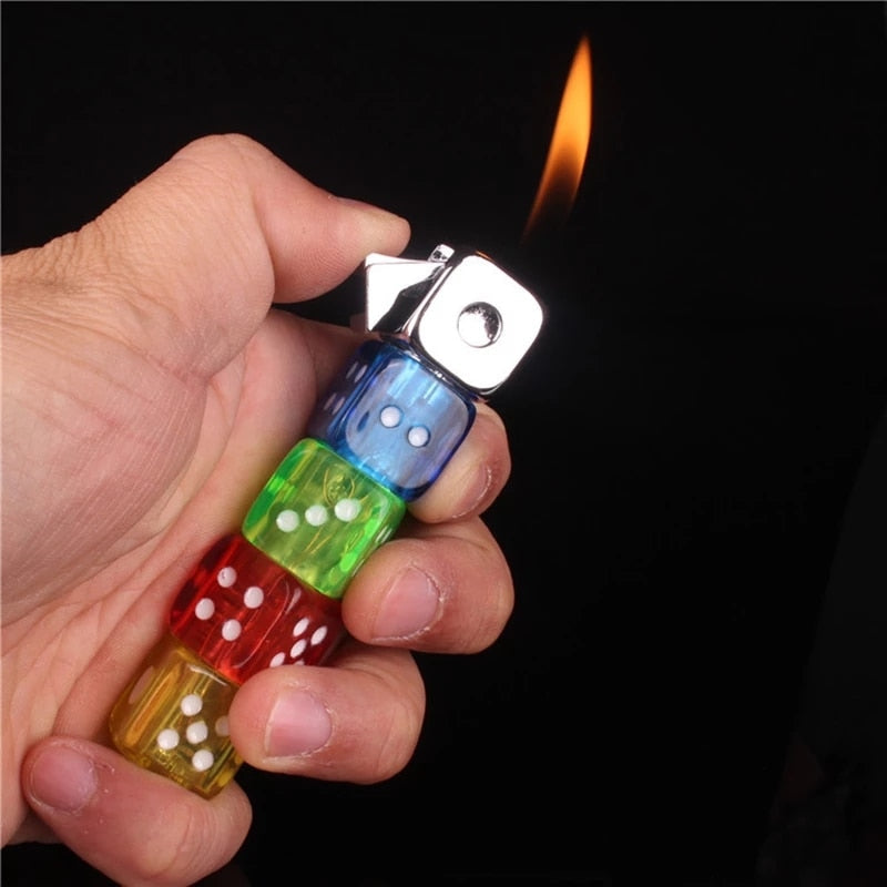 Rotatable Glowing Dice Lighter