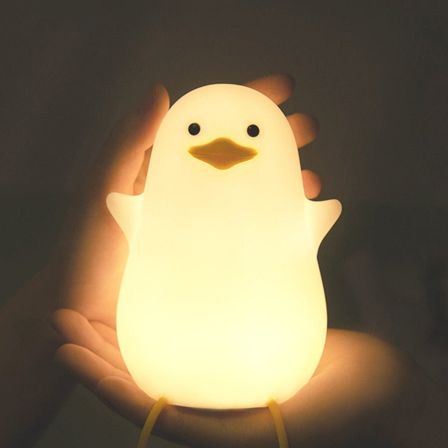 Happy Duck Bedside Night Lamp - Image 1