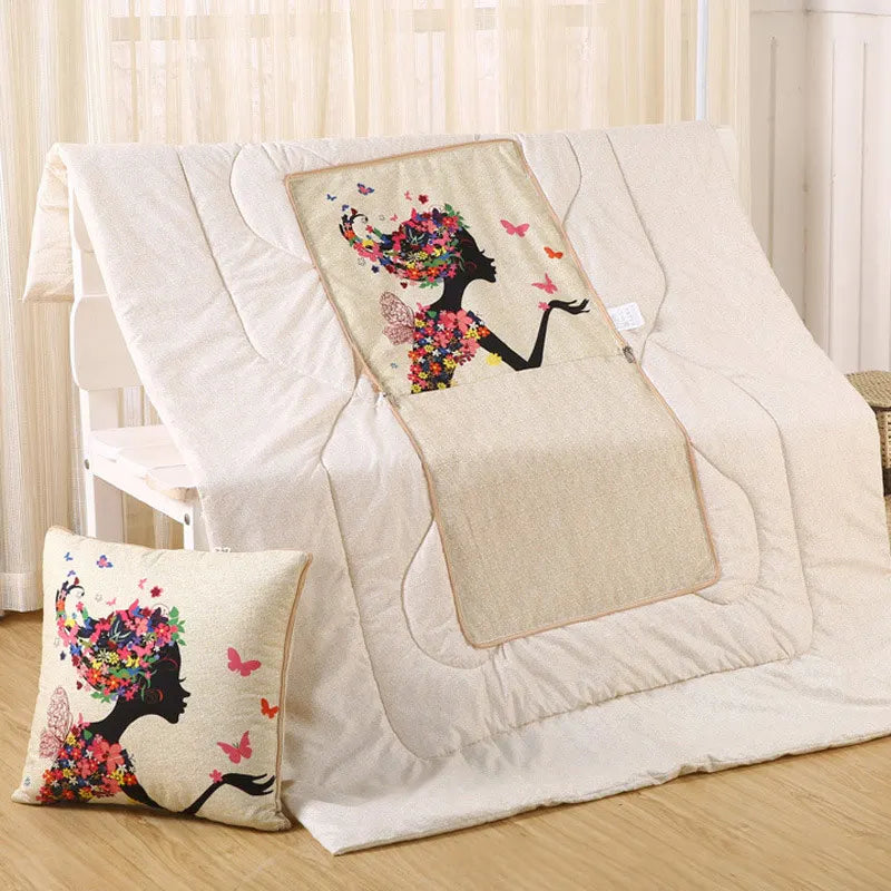 Cozy Convertible Pillow Quilt Combo Blanket