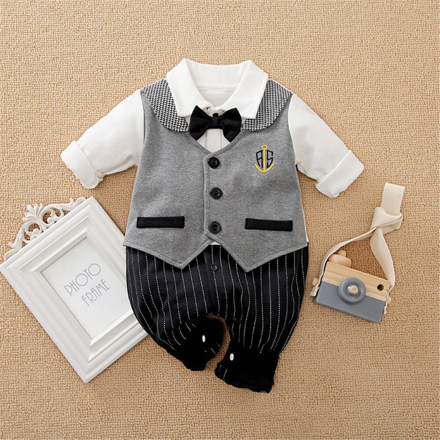 Newborn Baby Gentleman Jumpsuit - Image 34