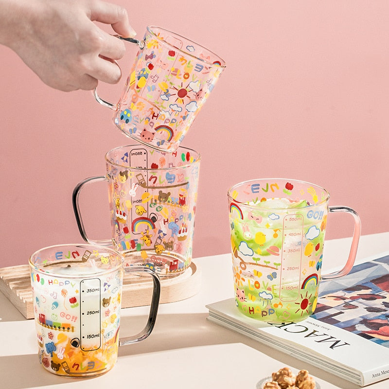 Cartoon Measuring Glass Cup