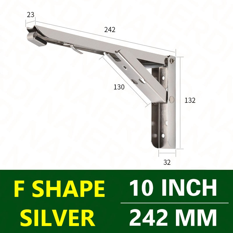 Wall-Mounted Foldable Shelf Organizer Bracket - Image 18