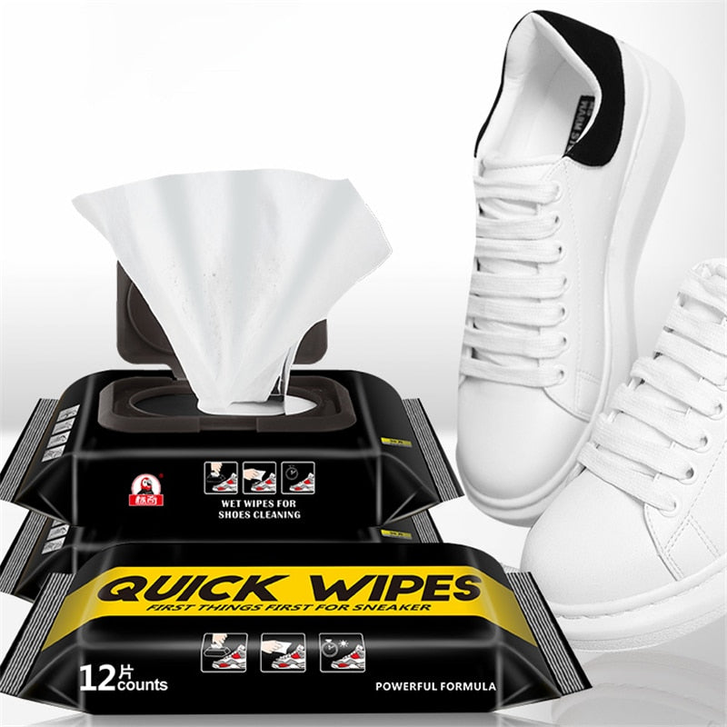 Disposable White Shoe Cleaner Wipes - Image 0