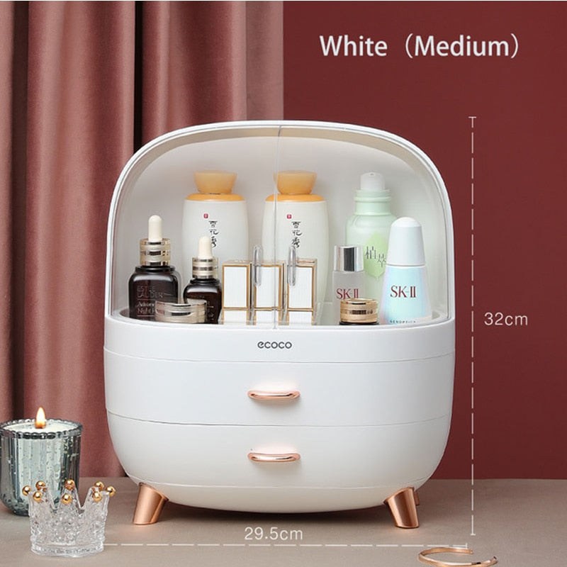 Large Capacity Elegant MakeUp Drawer Organizer Storage Box - Image 8