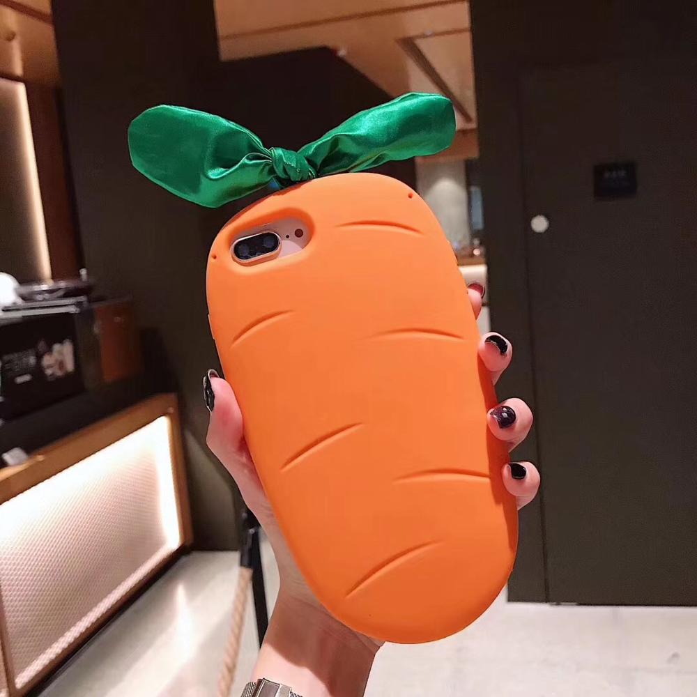 3D Carrot Shockproof iPhone Cases