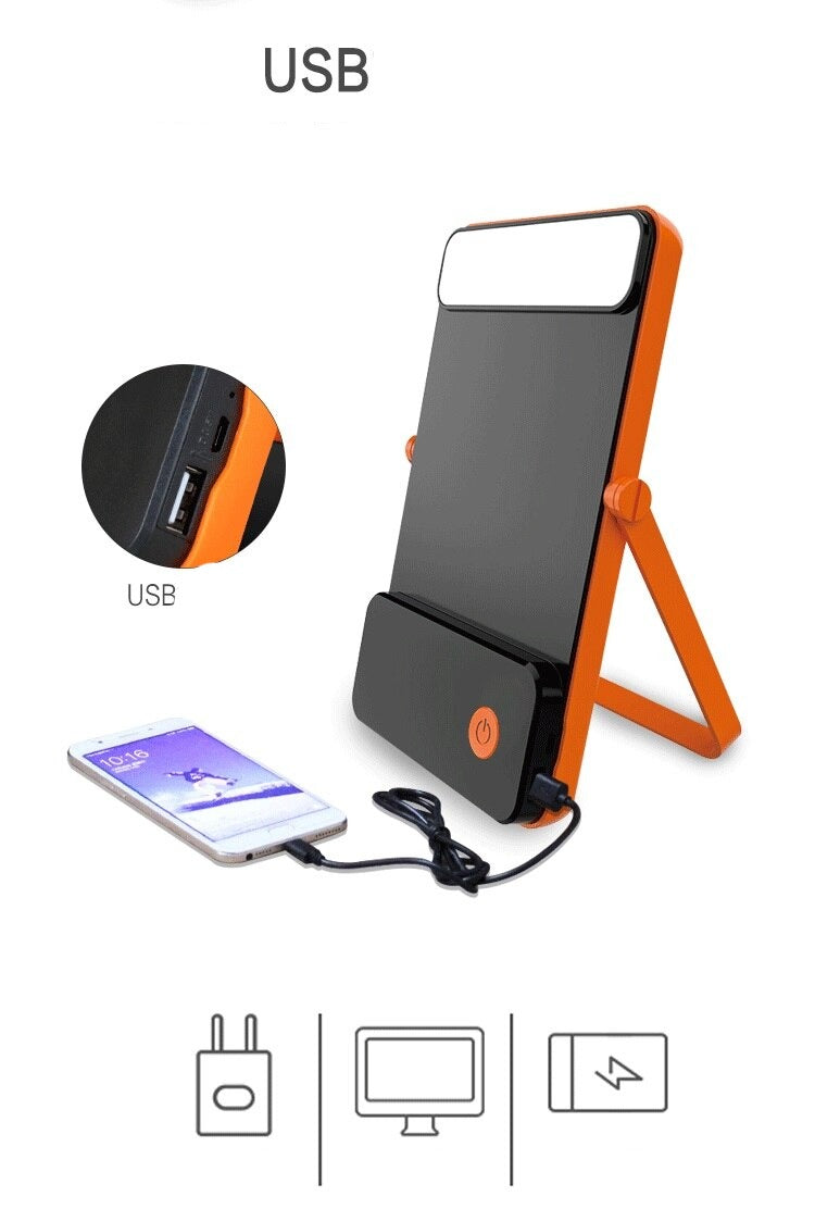 Solar Panel Outdoor Camping Light - Image 0