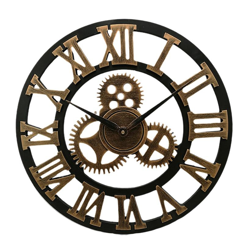 Handmade Oversized 3D Retro Decorative Wall Clock - Image 7