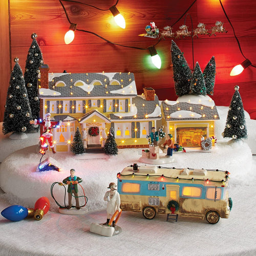 Miniature Christmas House Desktop Decor - Image 0