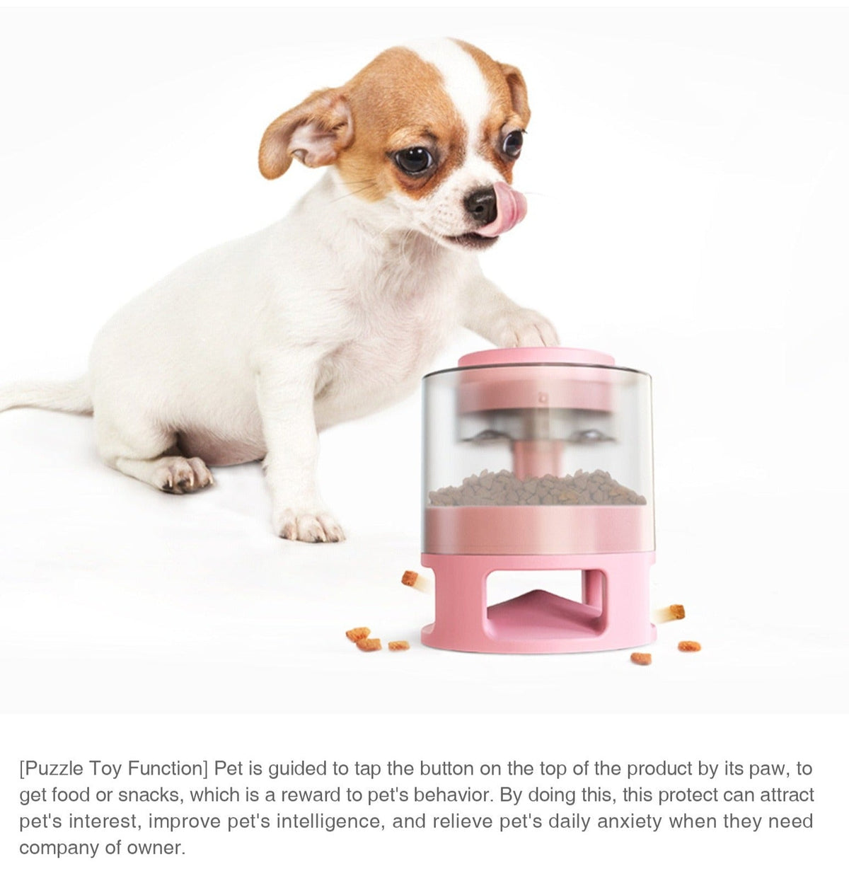 Interactive Pet Press Feeder Toy