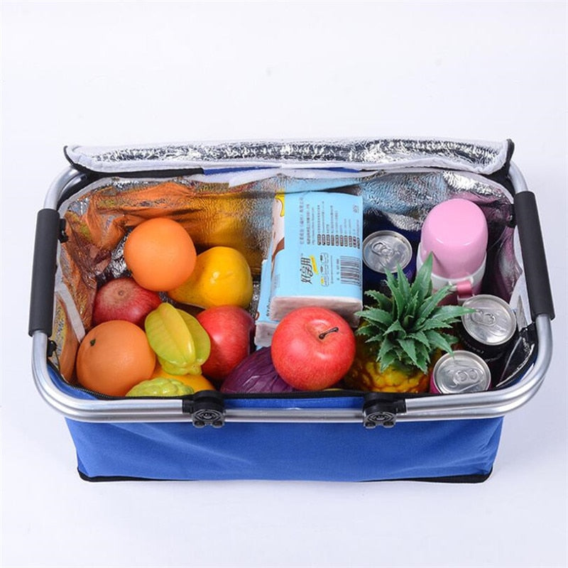 Travel Fresh Cooler Foldable Camping Basket - Image 7