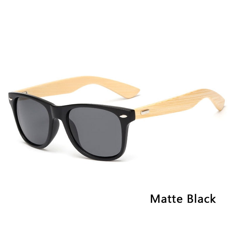 Bamboo Retro Wood Sunglasses - Image 3