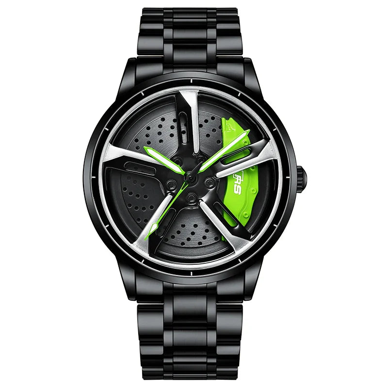 Speedster Chrono Quartz Spinning Wheel Men Watch - Image 9