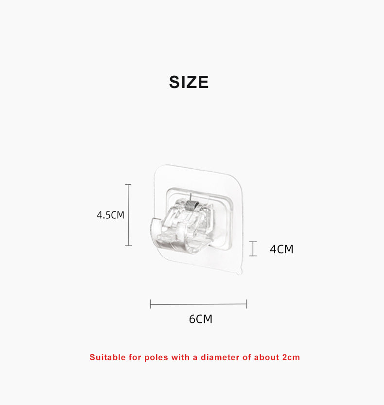 Self Adhesive Curtain Rod Holder - Image 15
