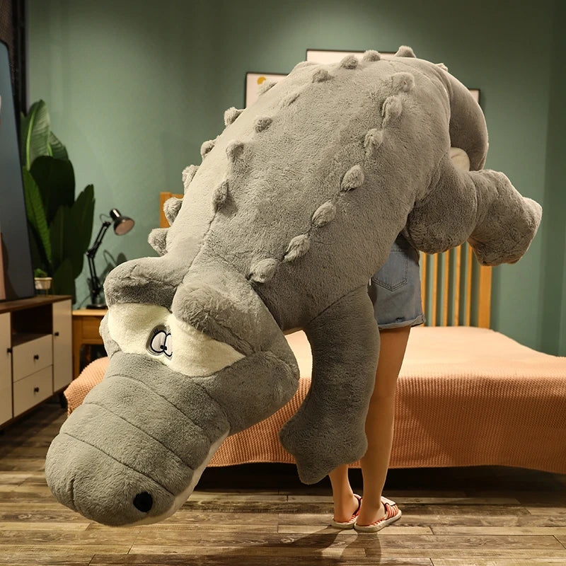 Jumbo Crocodile Stuffed Animal Pillow - Image 0