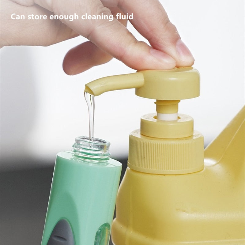 Soap Saver Long Handle Easy Dishwashing Brush - Image 6