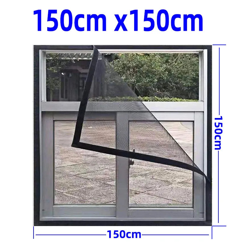 Adjustable Invisible Anti-Mosquito Washable Window Net