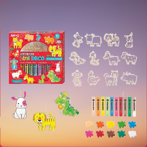 DIY Christmas Glass Educational Paint Set - Image 7