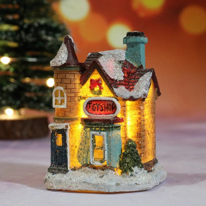 Winter Dreams LED Christmas House Figurines - Image 3