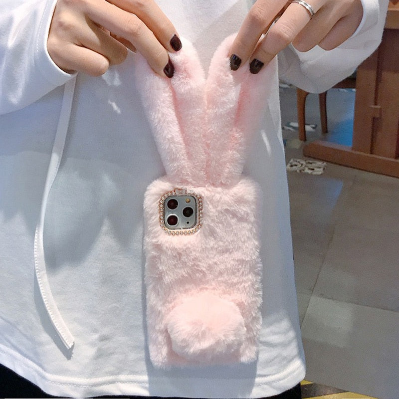 Fluffy Bunny Soft and Stylish iPhone Case - Image 8
