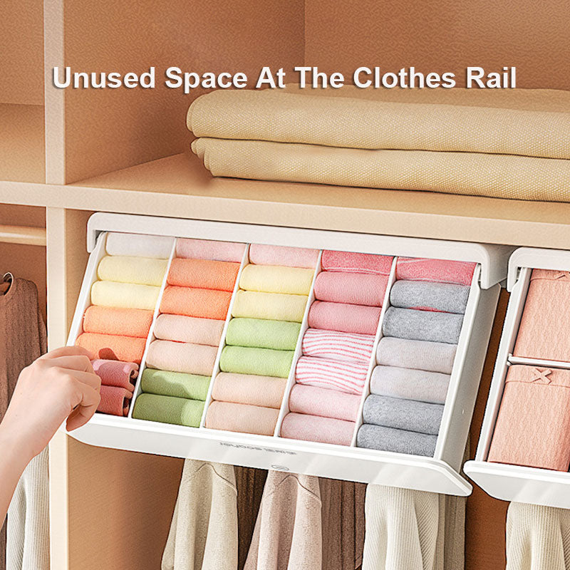 Closet Wise Self-Adhesive Space Saving Organizer Box