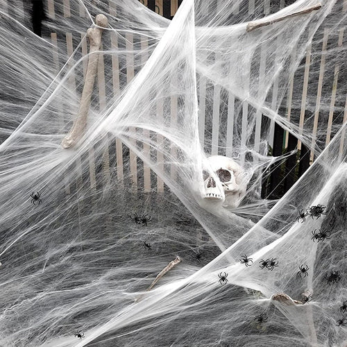 Artificial Stretchy Cobweb Halloween Decoration - Image 0