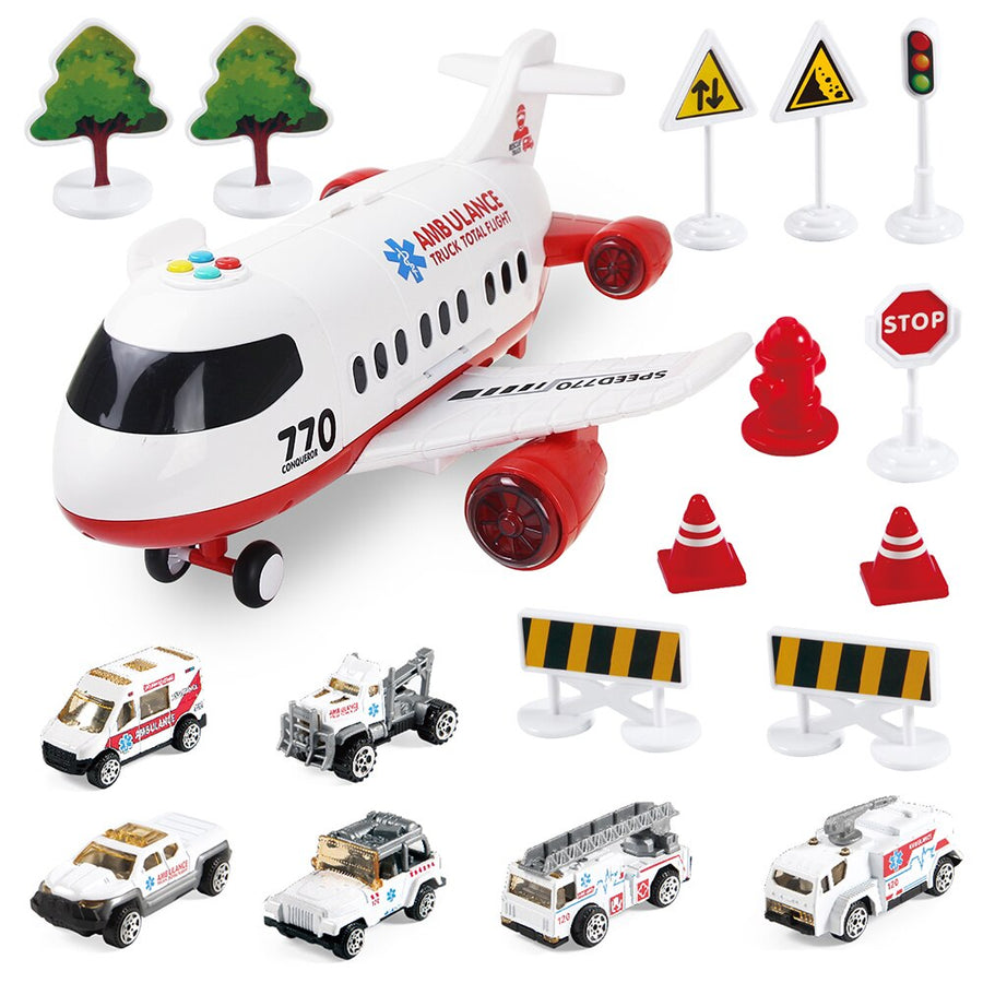 Kids Airplane Flying Wonders Music Toy Set - Image 4