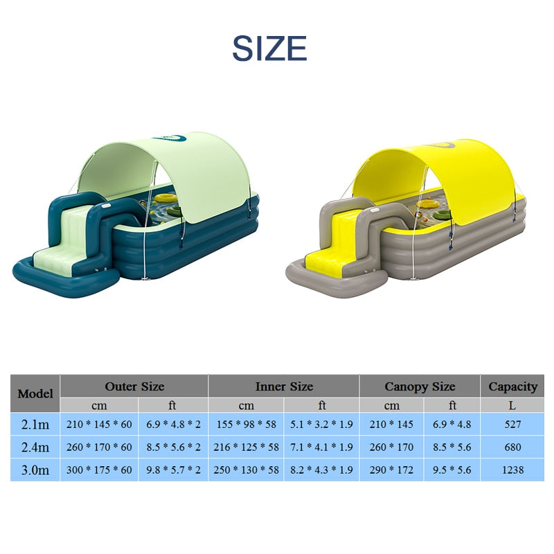 Portable Pool Inflatable Water Slide - Image 3