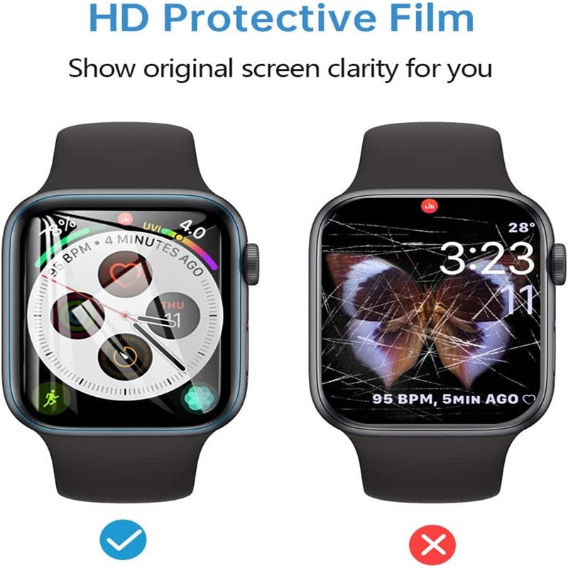 Crystal Clear Smart Watch Screen Protector Film - Image 3
