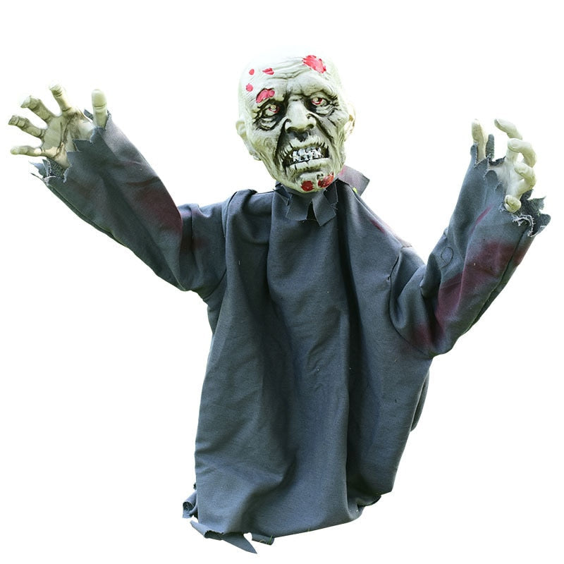 Scary Screaming Zombie Garden Halloween Decoration - Image 9