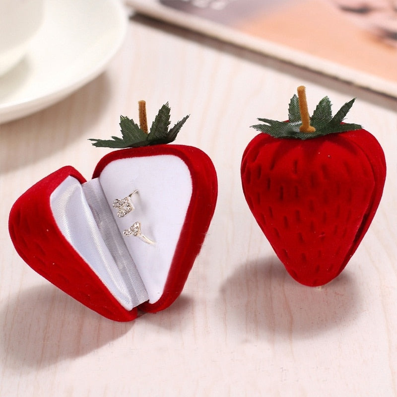 Strawberry Inspired Ring Storage Box - Image 0