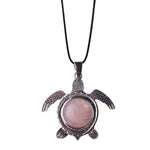 Sea Turtle Natural Stone Necklace