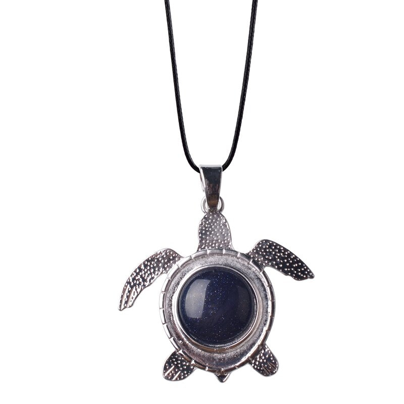 Sea Turtle Natural Stone Necklace - Image 18