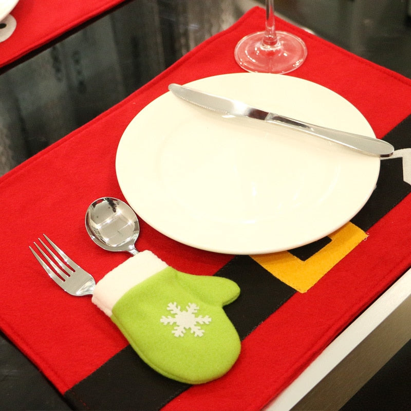 Ho-Ho-Ho Santa Table Mats