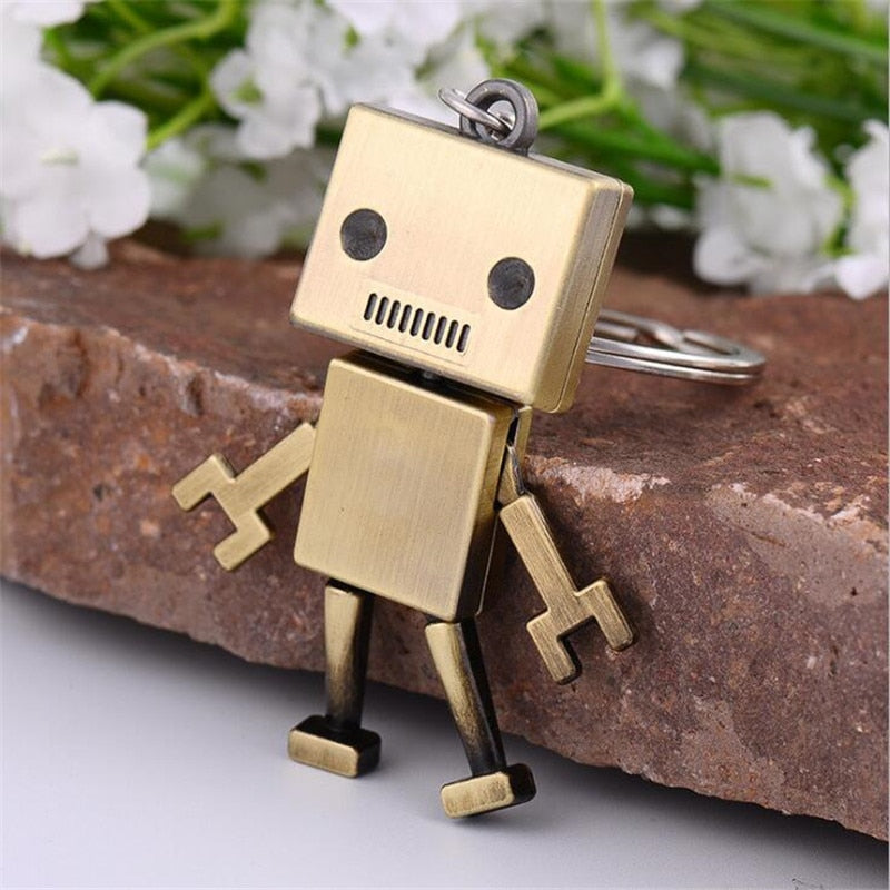 Mini Confused Robot Keychain - Image 3