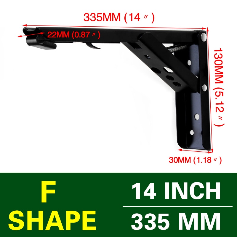 Wall-Mounted Foldable Shelf Organizer Bracket - Image 12