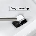 Magnetic Holder Toilet Deep Cleaning Brush Set