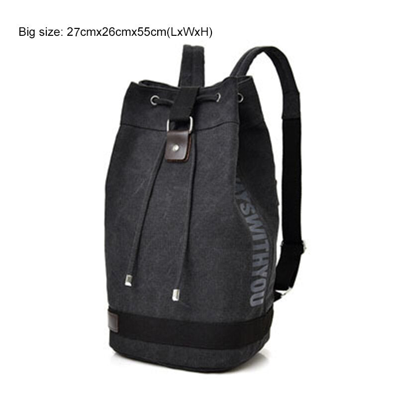 Nomad Friendly Canvas Bucket Bag Backpack - Image 9