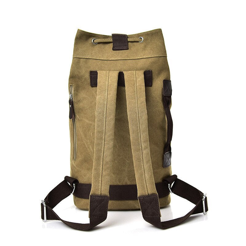 Nomad Friendly Canvas Bucket Bag Backpack