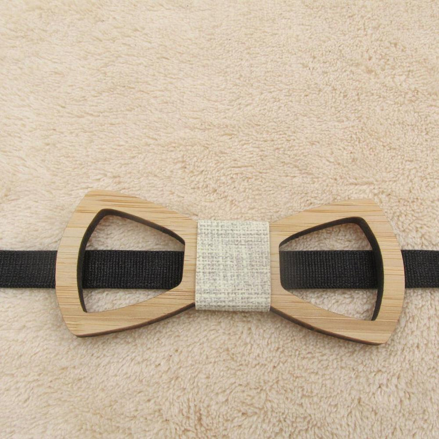 Wooden Bow Tie Made Of Anchor Glasses - Image 1