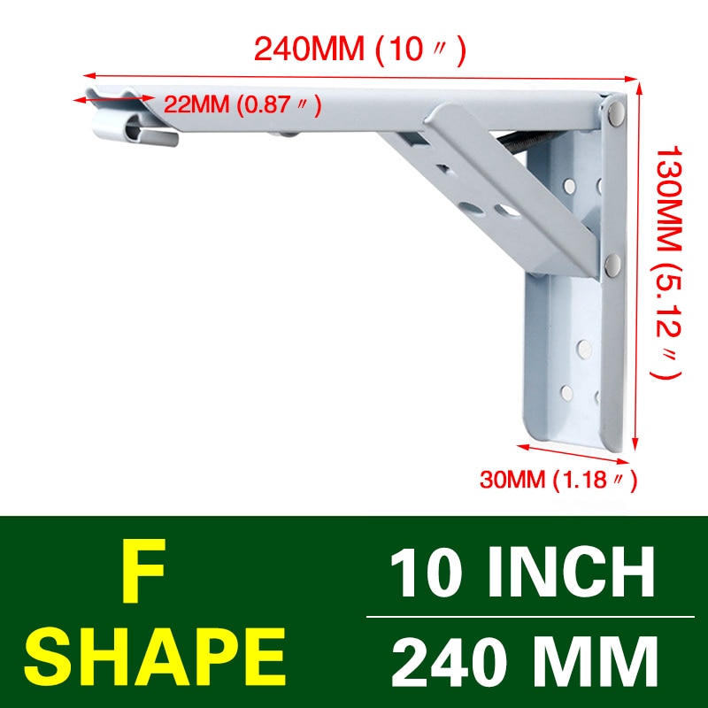 Wall-Mounted Foldable Shelf Organizer Bracket - Image 10