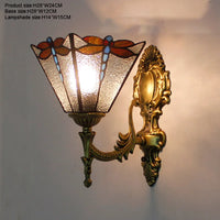 Prism Flight Stained Glass Butterfly Pyramid Wall Lamp - Image 10