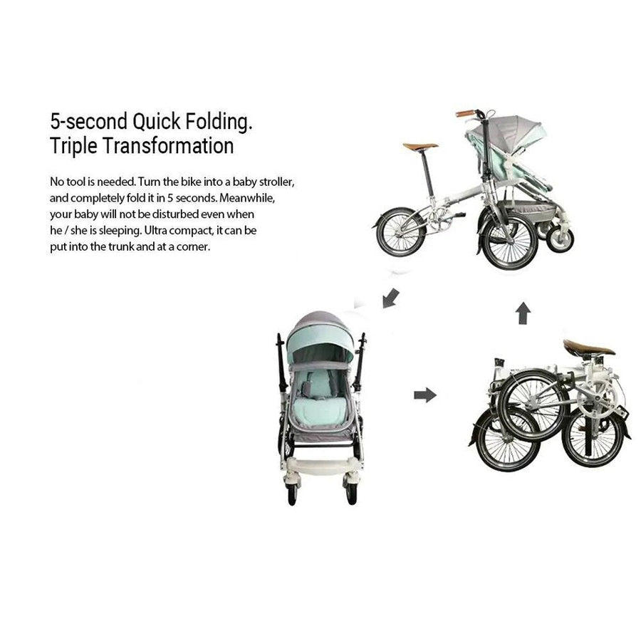 2in1 Baby Stroller Bike - Image 4