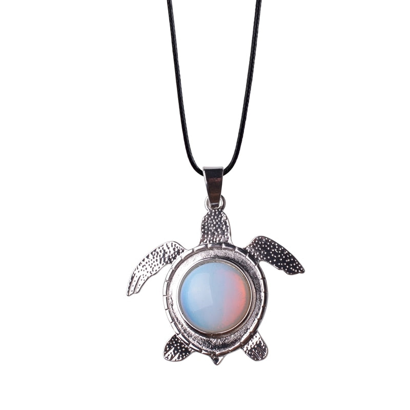 Sea Turtle Natural Stone Necklace - Image 5