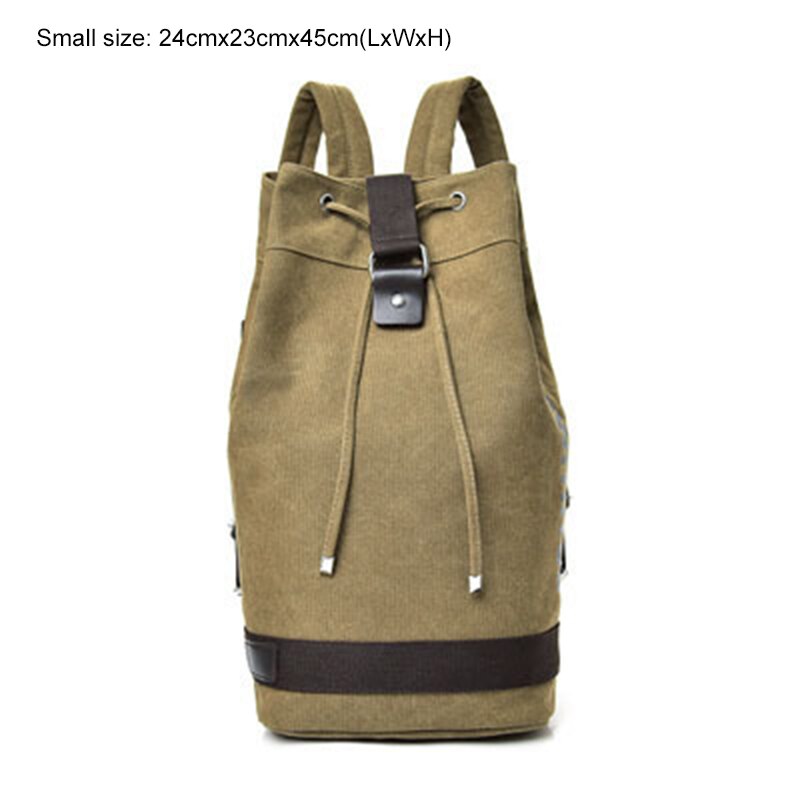 Nomad Friendly Canvas Bucket Bag Backpack - Image 19
