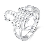 Lucky Gothic Scorpion Ring