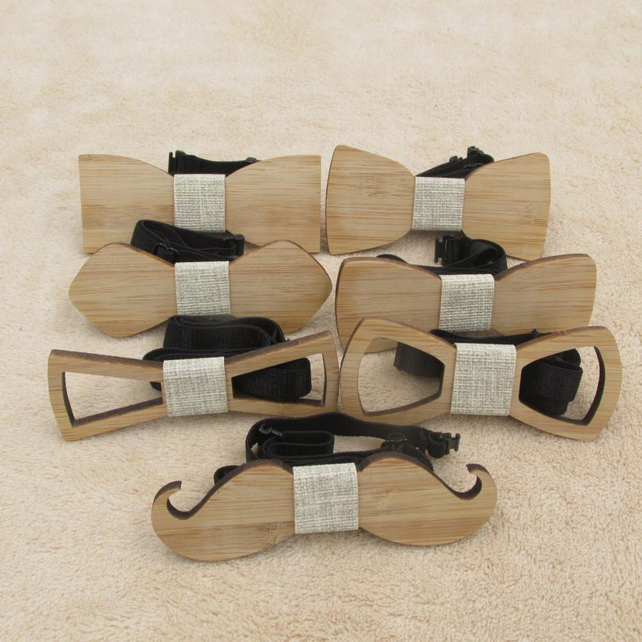 Wooden Bow Tie Made Of Anchor Glasses - Image 0