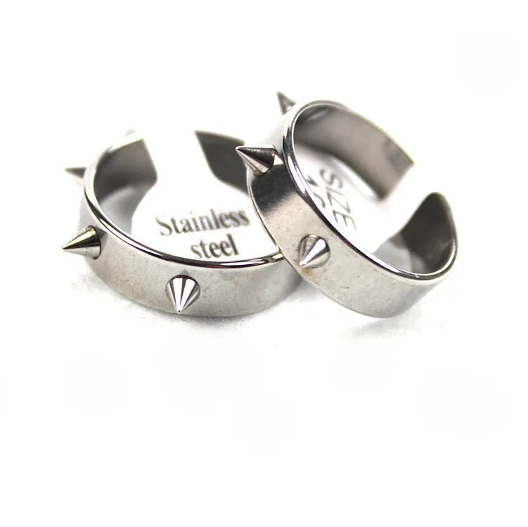 Gothic Style Armor Stainless Steel Self-Defense Ring - Image 5