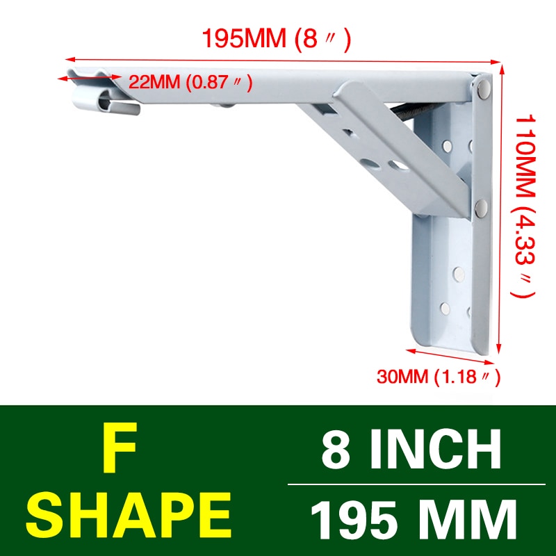 Wall-Mounted Foldable Shelf Organizer Bracket - Image 20