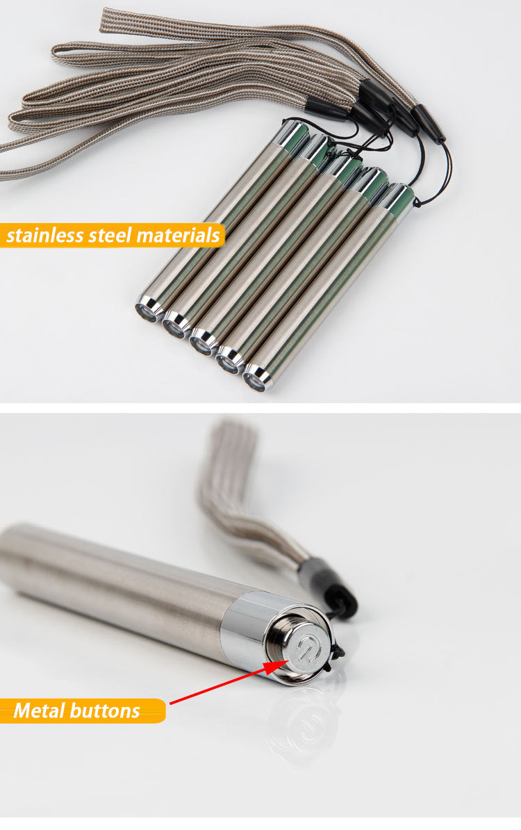 Stainless Steel Mini Pocket Torch Lamp - Image 8