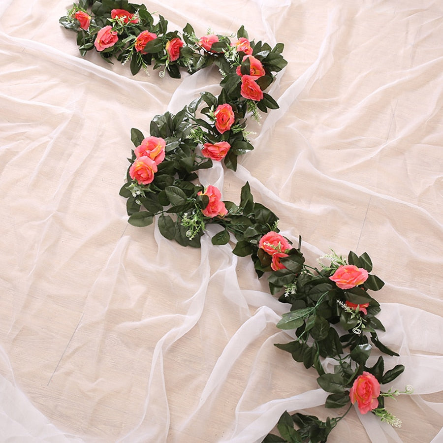 Artificial Rose Hanging Wall Decoration